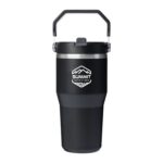 Branded Stanley IceFlow™ Flip Straw Tumbler 20 oz Black 