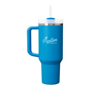 Branded Stanley Quencher H2.O FlowState™ Tumbler 40 oz Azure