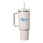 Branded Stanley Quencher H2.O FlowState™ Tumbler 40 oz Rose Quartz